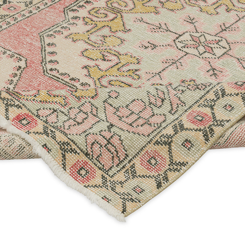 Vintage Turkish Hand-Knotted Rug - 4' 4" x 6' 7" (52" x 79") - K0090614