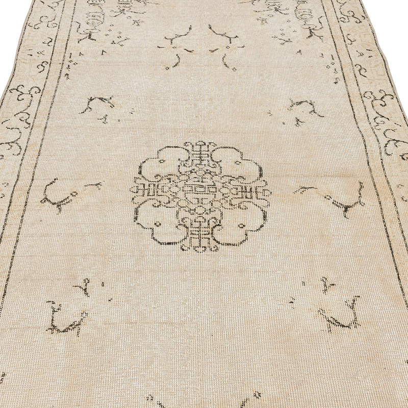 Vintage Turkish Hand-Knotted Rug - 3' 11" x 7'  (47" x 84") - K0090619