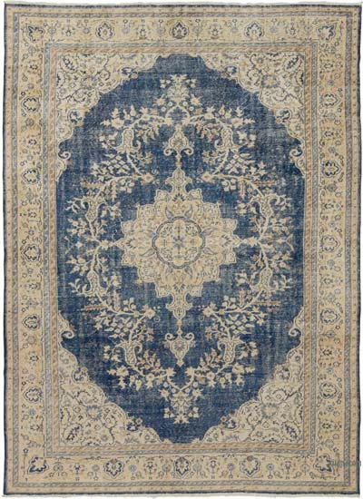 Vintage Turkish Hand-Knotted Rug - 8'  x 11' 1" (96" x 133")