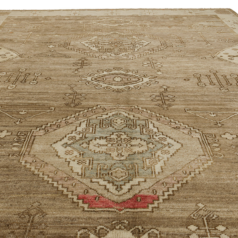 Nueva Alfombra Turca Anudada a Mano - 313 cm x 432 cm - K0090622