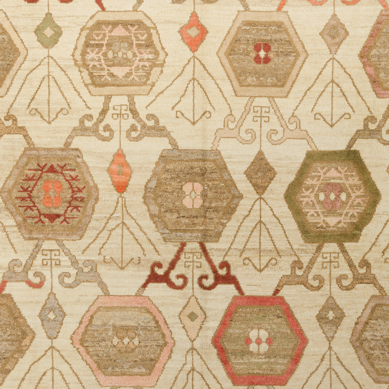 Nueva Alfombra Turca Anudada a Mano - 326 cm x 400 cm - K0090626