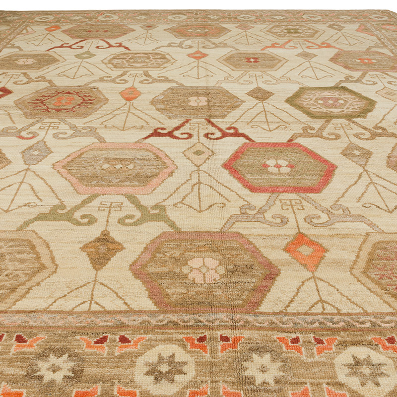 Nueva Alfombra Turca Anudada a Mano - 326 cm x 400 cm - K0090626