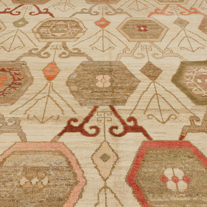 Nueva Alfombra Turca Anudada a Mano - 326 cm x 400 cm - K0090626