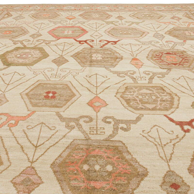 Nueva Alfombra Turca Anudada a Mano - 326 cm x 400 cm - K0090626