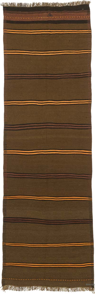 Vintage Anatolian Kilim Runner - 3' 3" x 10'  (39" x 120")