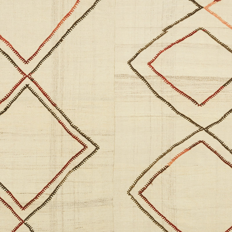 Vintage Anatolian Kilim Rug - 6' 8" x 9' 6" (80" x 114") - K0090642