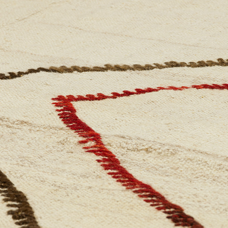 Vintage Anatolian Kilim Rug - 6' 8" x 9' 6" (80" x 114") - K0090642