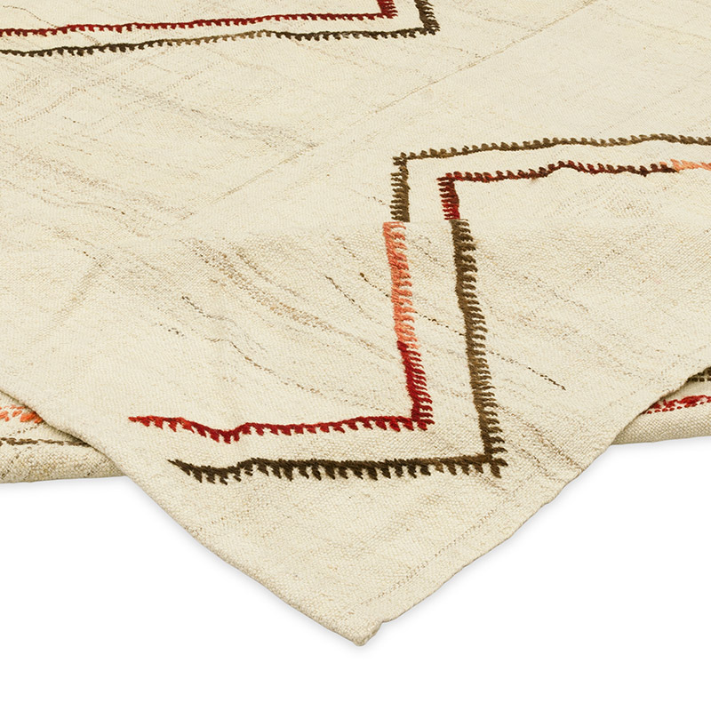 Vintage Anatolian Kilim Rug - 6' 8" x 9' 6" (80" x 114") - K0090642