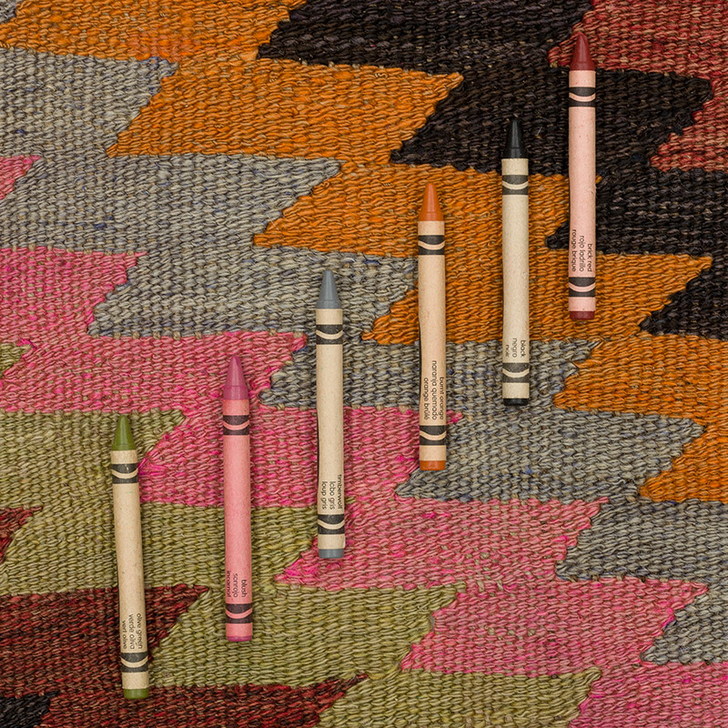 Vintage Mihalic Kilim Rug - 3' 1" x 4' 9" (37" x 57") - K0090643