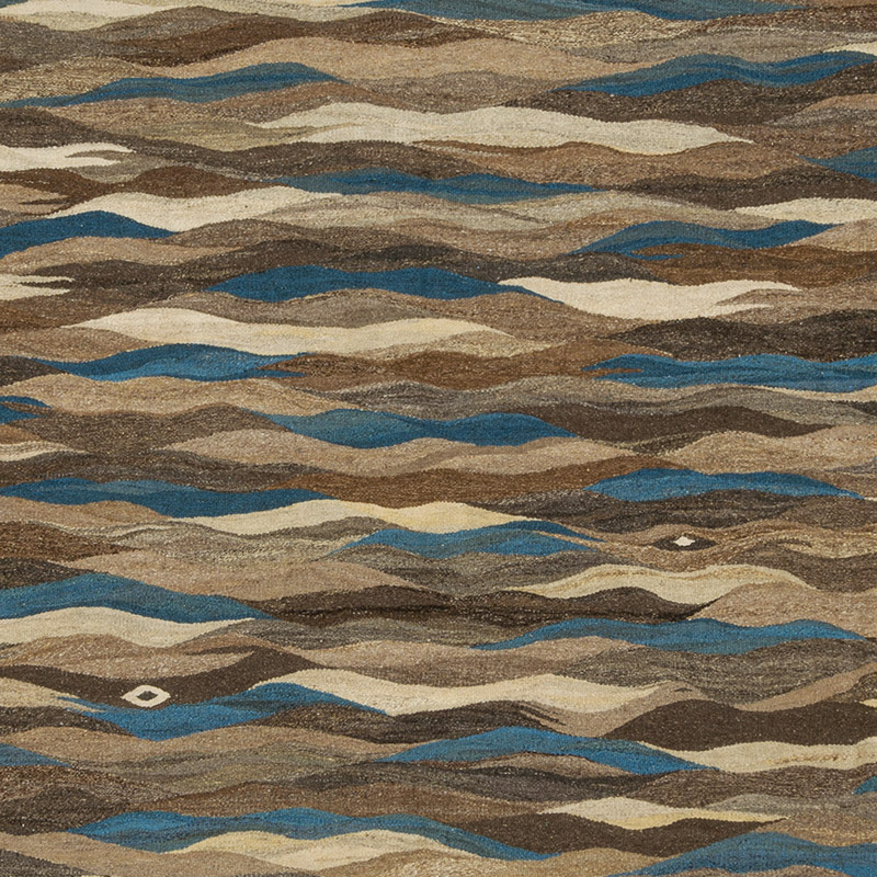 Yeni Kök Boya El Dokuma Kilim - 373 cm x 445 cm - K0090647