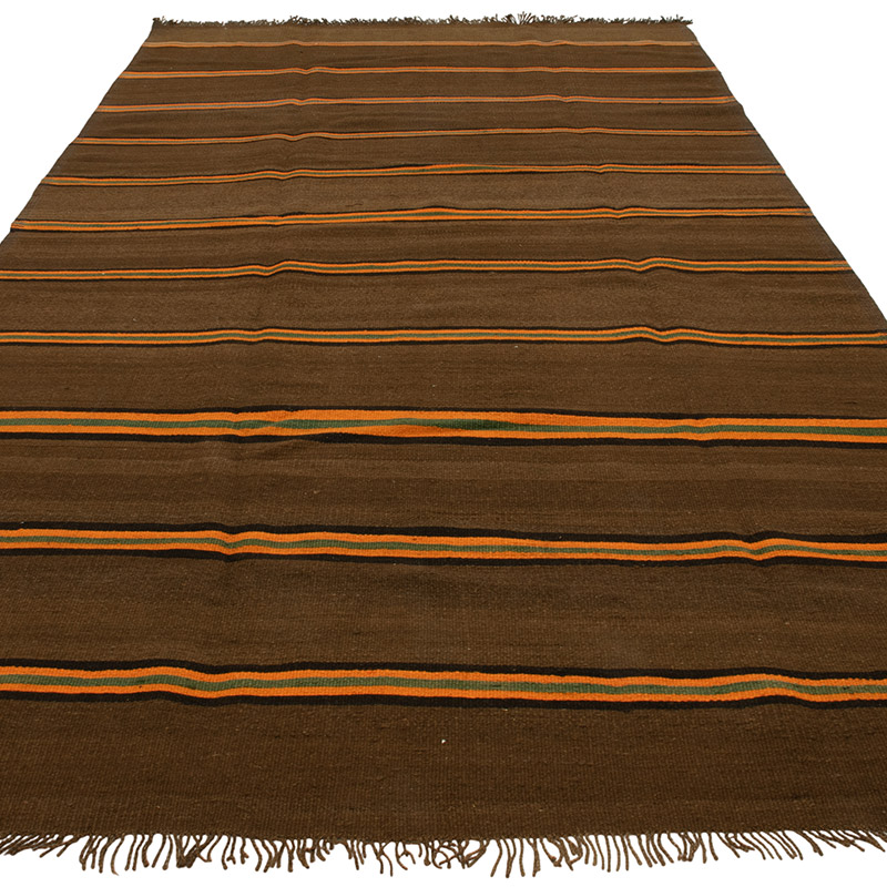 Vintage Anatolian Kilim Rug - 5' 6" x 10' 7" (66" x 127") - K0090652