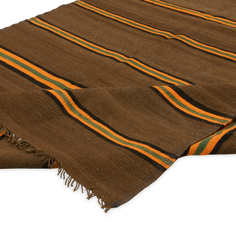 Vintage Anatolian Kilim Rug - 5' 6" x 10' 7" (66" x 127") - K0090652
