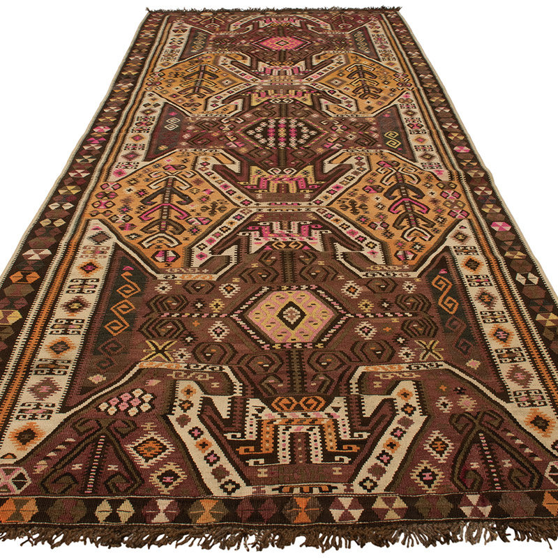 Alfombra Kars Kilim Vintage - 137 cm x 357 cm - K0090653