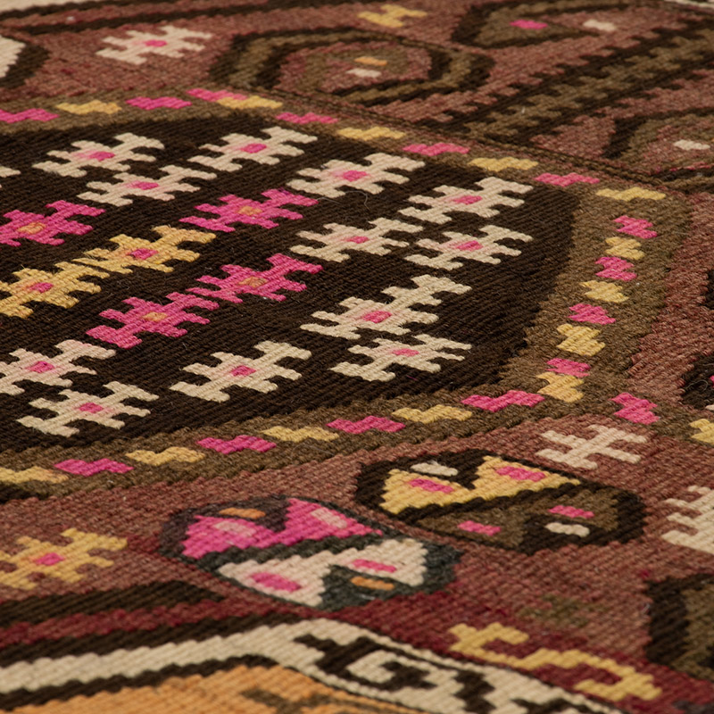Alfombra Kars Kilim Vintage - 137 cm x 357 cm - K0090653