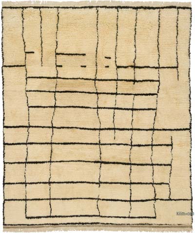 Fas Stili Yeni El Dokuma Tülü - 287 cm x 339 cm