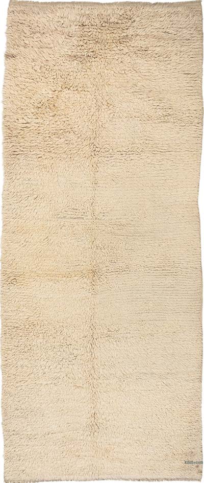Vintage Anatolian Tulu Rug - 4' 1" x 9' 9" (49" x 117")