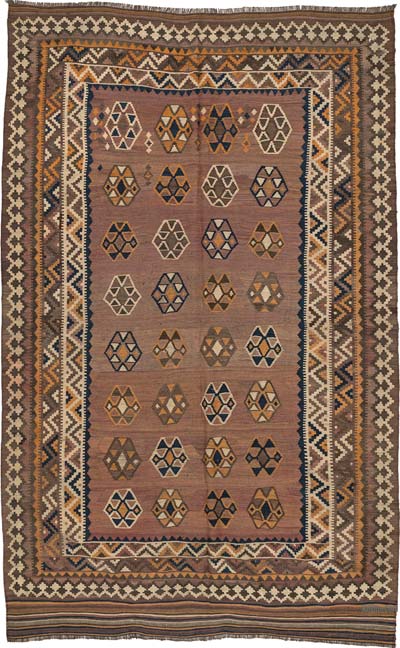 Vintage Van Kilim Rug - 5' 5" x 8' 6" (65" x 102")