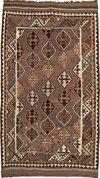 Vintage Van Kilim Rug - 5'  x 8' 8" (60" x 104")