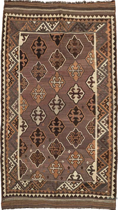 Vintage Van Kilim Rug - 5'  x 8' 8" (60" x 104")