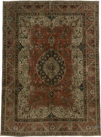 El Dokuma Vintage Halı - 292 cm x 387 cm