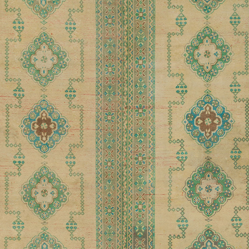 Alfombra Vintage Turca Anudada a Mano - 288 cm x 340 cm - K0090707