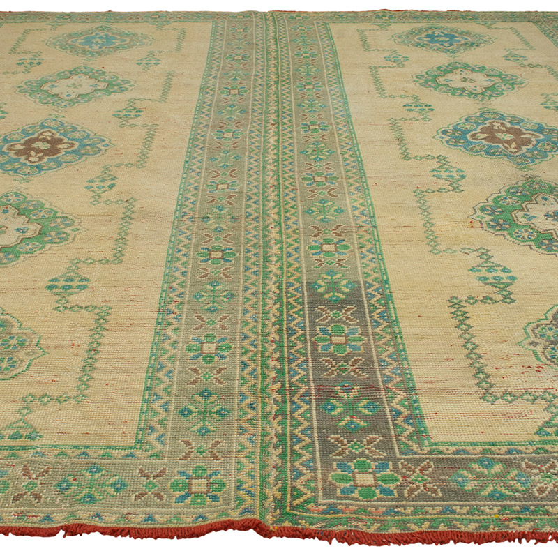Alfombra Vintage Turca Anudada a Mano - 288 cm x 340 cm - K0090707