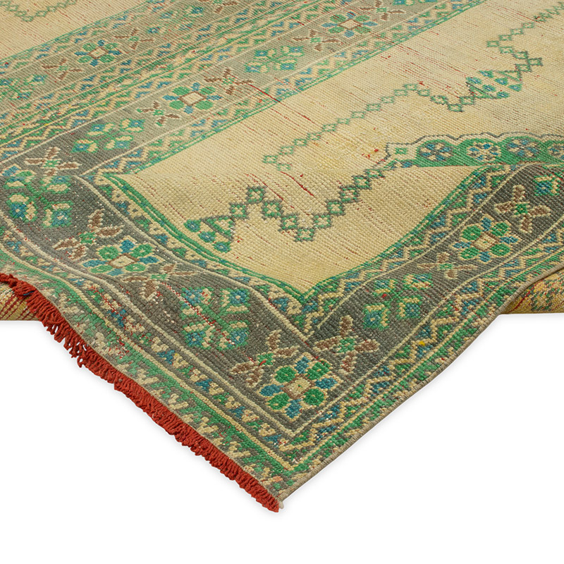 Alfombra Vintage Turca Anudada a Mano - 288 cm x 340 cm - K0090707