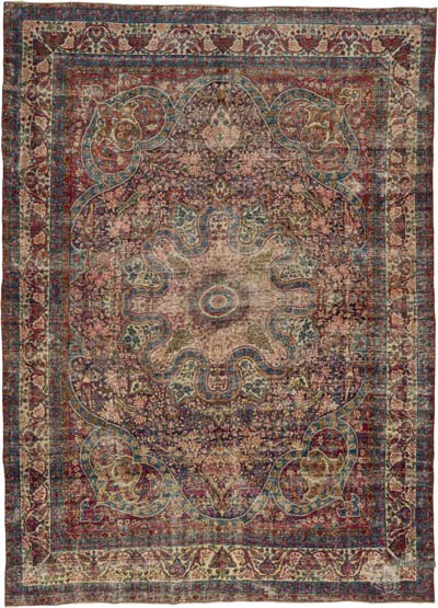 El Dokuma Vintage Hali - 258 cm x 360 cm