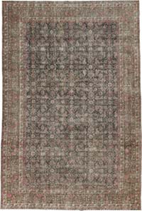 Vintage Hand-Knotted Oriental Rug - 6' 9" x 10'  (81" x 120")