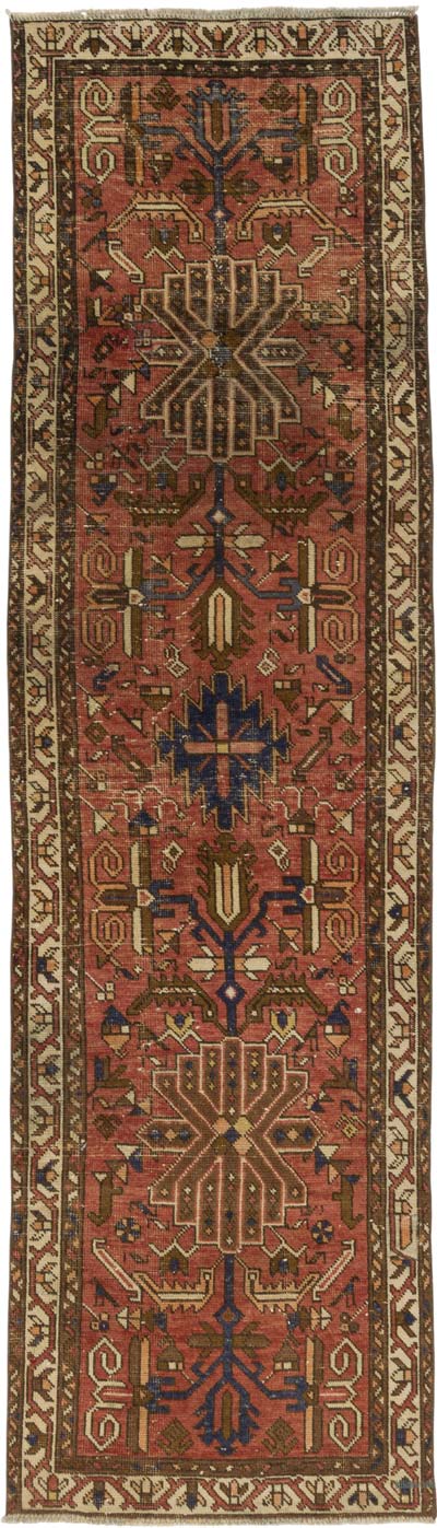 Vintage Oriental Hand-Knotted Runner