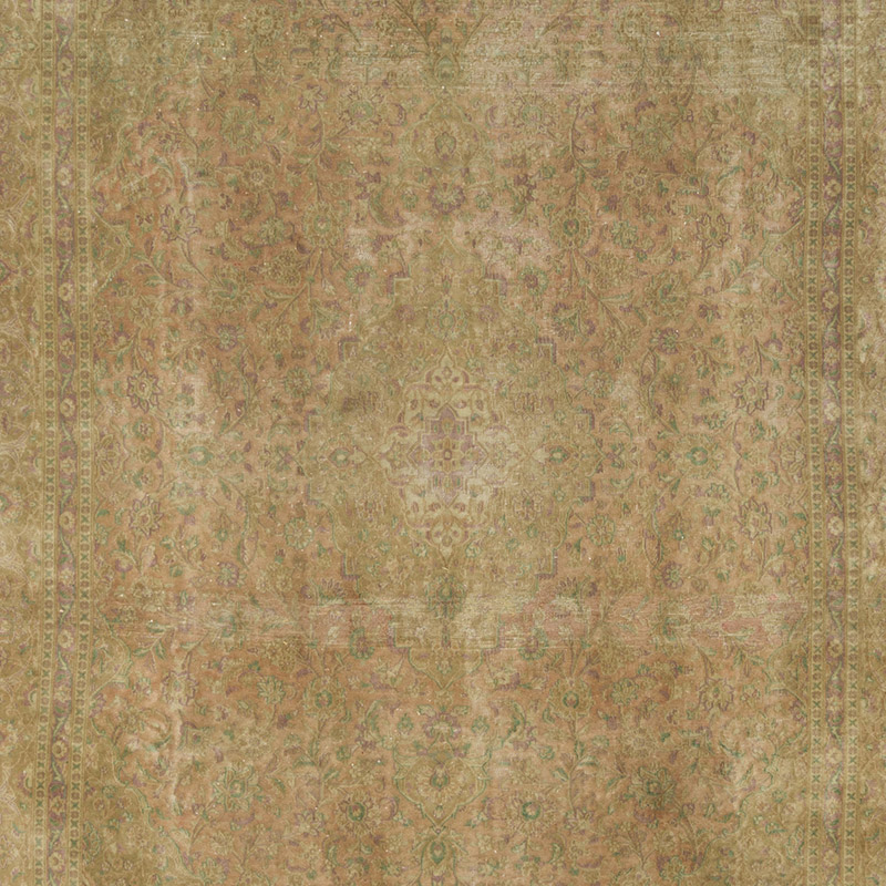 Vintage Hand-Knotted Oriental Rug - 9' 3" x 12' 1" (111" x 145") - K0090722