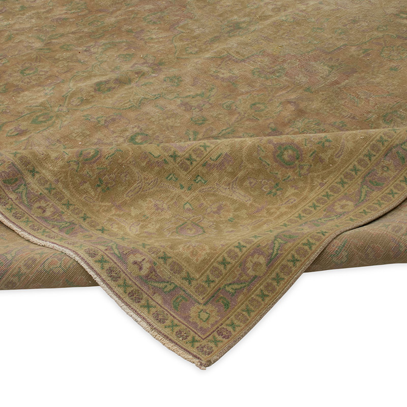 Vintage Hand-Knotted Oriental Rug - 9' 3" x 12' 1" (111" x 145") - K0090722