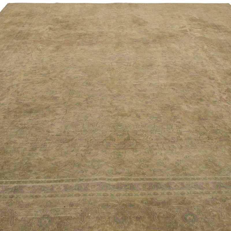 Vintage Hand-Knotted Oriental Rug - 9' 3" x 12' 1" (111" x 145") - K0090722