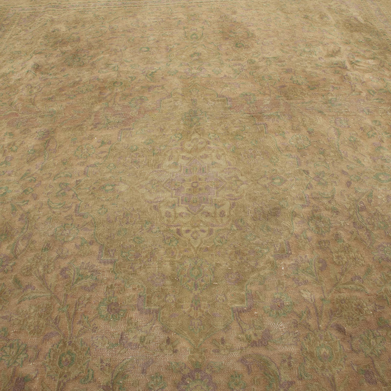 Vintage Hand-Knotted Oriental Rug - 9' 3" x 12' 1" (111" x 145") - K0090722
