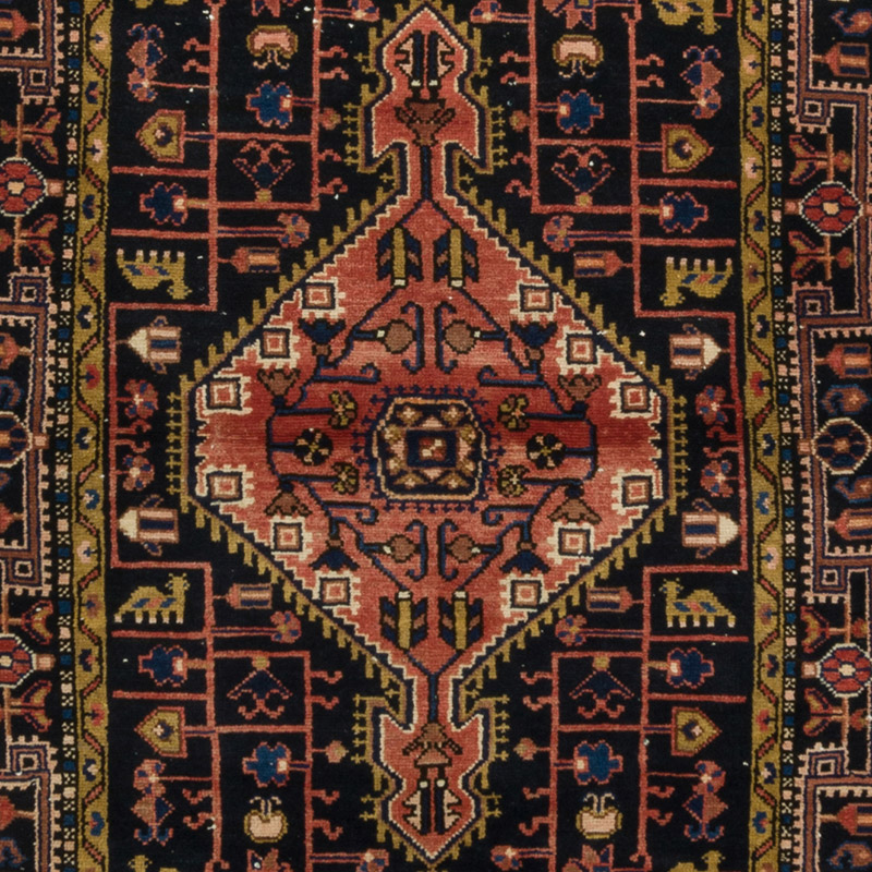Corredora Anudada a Mano Oriental Vintage - K0090728