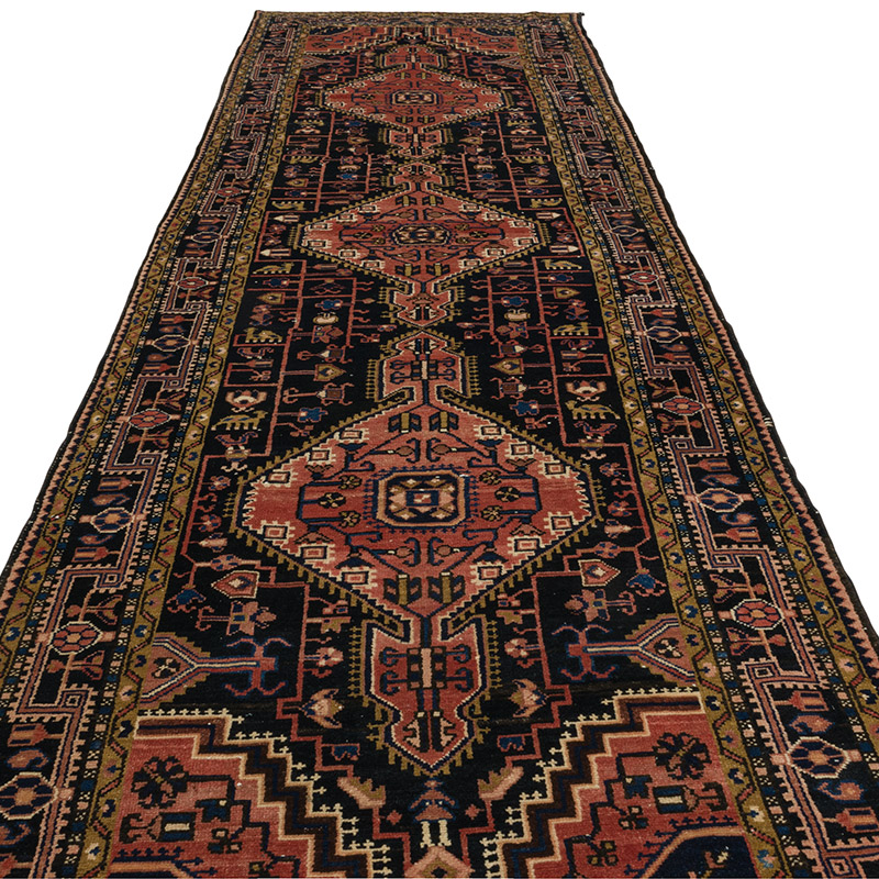 Corredora Anudada a Mano Oriental Vintage - K0090728