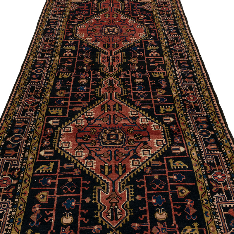 Corredora Anudada a Mano Oriental Vintage - K0090728