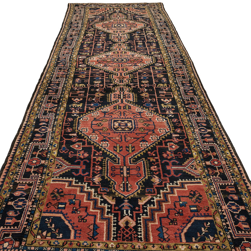 Corredora Anudada a Mano Oriental Vintage - K0090728