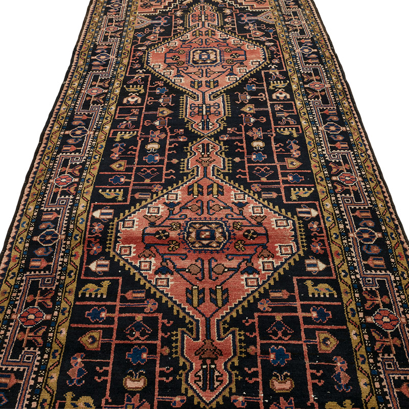 Corredora Anudada a Mano Oriental Vintage - K0090728