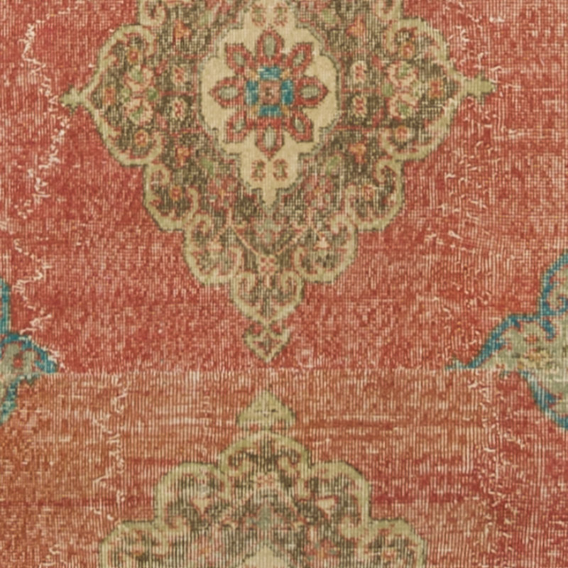 Alfombra Turca Vintage de pasillo - K0090730