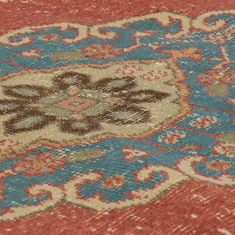 Alfombra Turca Vintage de pasillo - K0090730