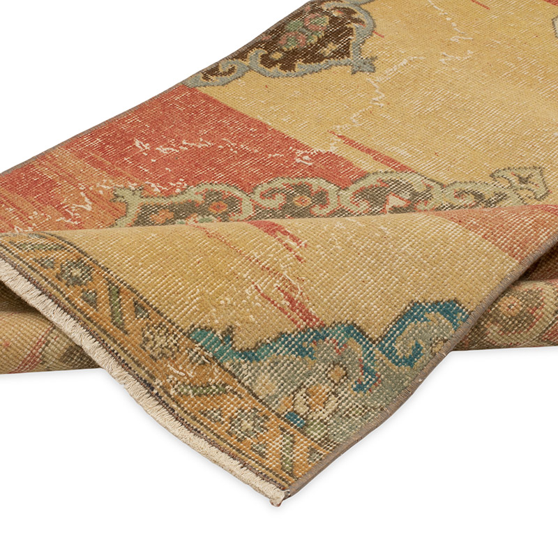 Alfombra Turca Vintage de pasillo - K0090730