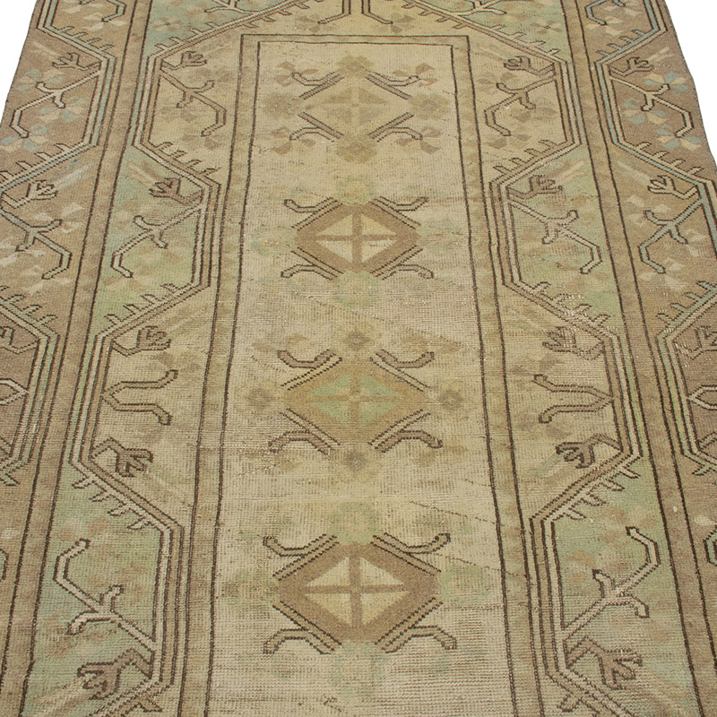 Vintage Turkish Hand-Knotted Rug - 116 cm x 205 cm - K0090739