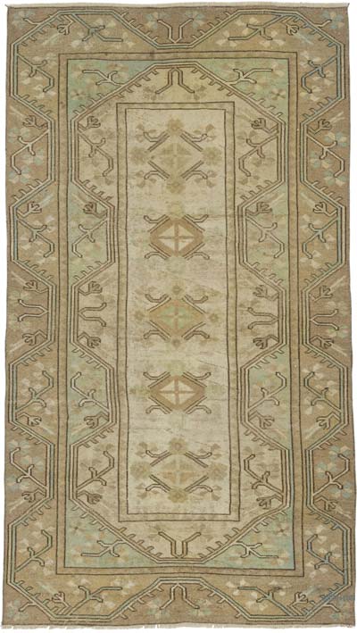 El Dokuma Vintage Hali - 116 cm x 205 cm