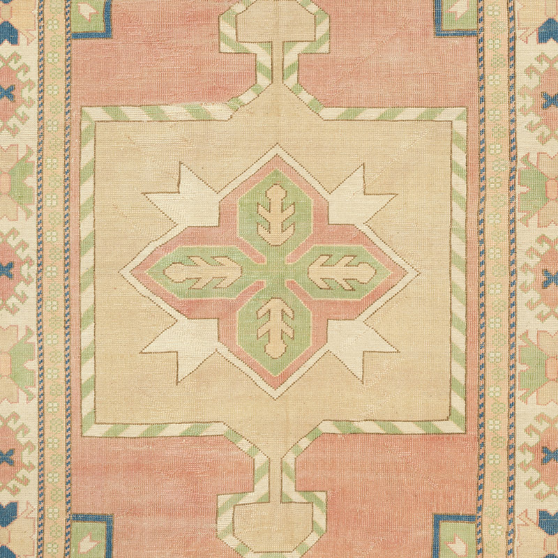 Vintage Turkish Hand-Knotted Rug - 5' 7" x 8' 2" (67" x 98") - K0090741