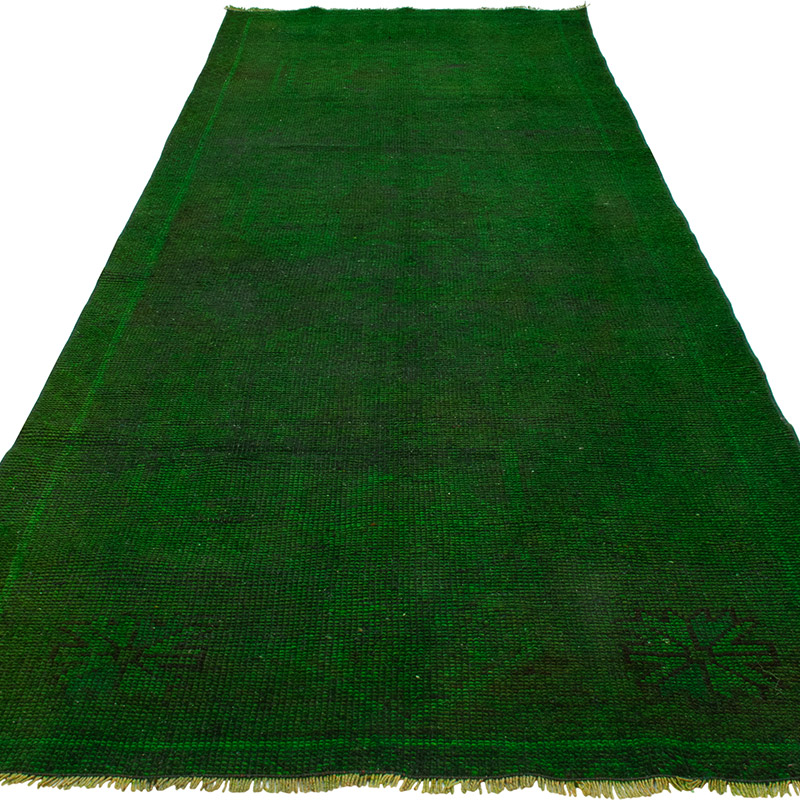 Boyali El Dokuma Vintage Hali Yolluk - 123 cm x 327 cm - K0090742