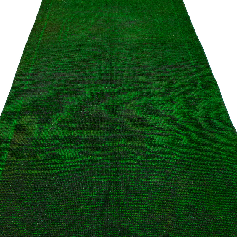 Boyali El Dokuma Vintage Hali Yolluk - 123 cm x 327 cm - K0090742