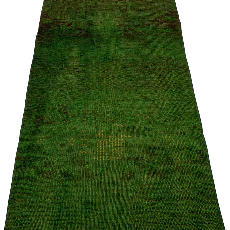 Boyali El Dokuma Vintage Hali Yolluk - 85 cm x 288 cm - K0090743