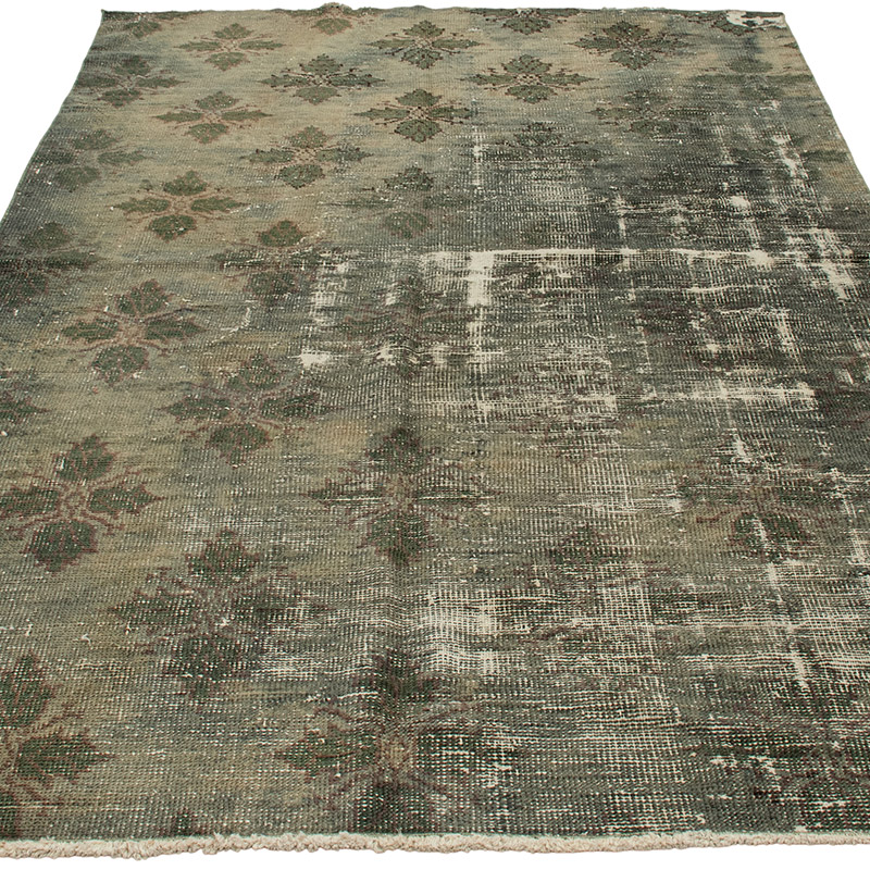 Boyali El Dokuma Vintage Hali - 130 cm x 226 cm - K0090746
