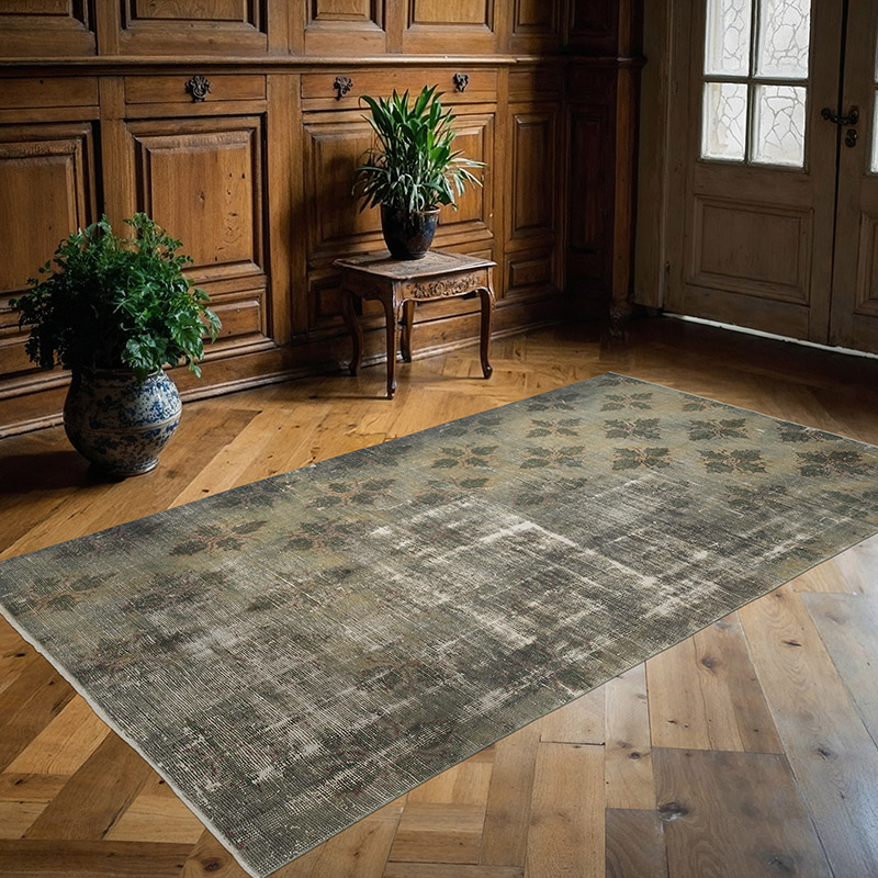 Boyali El Dokuma Vintage Hali - 130 cm x 226 cm - K0090746